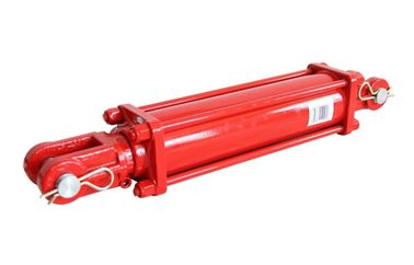 wechselseitiger Hydrozylinder 40Cr für Front End Loader Red Color